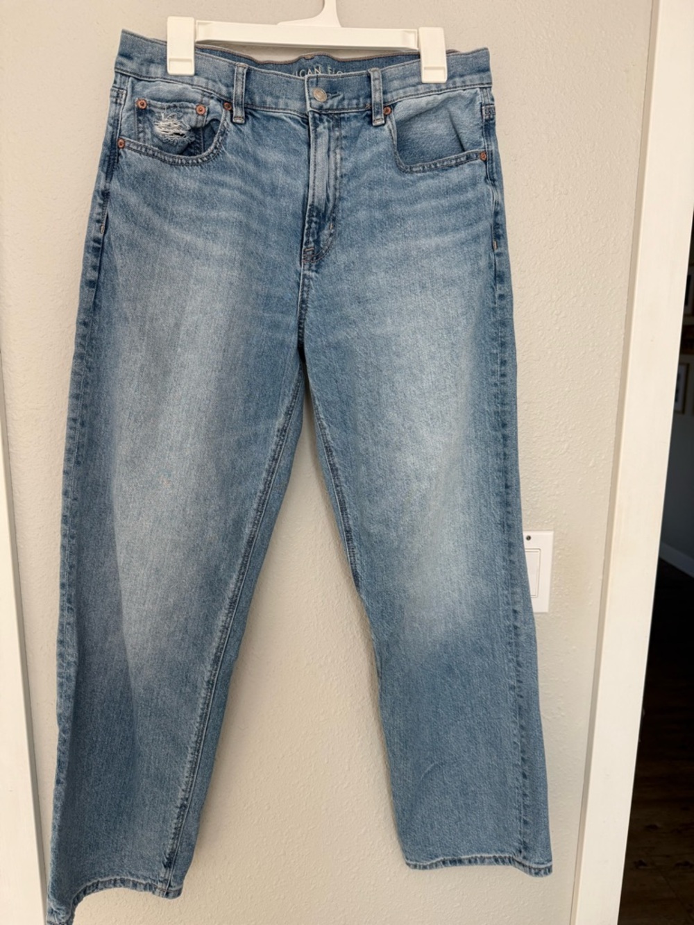 American Eagle Outfitters Women’s Low Rise Baggy Straight  Jean